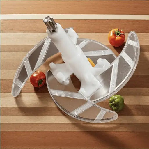 2L Stainless Steel Manual Food Chopper | Hand Push Vegetable, Fruit & Nut Cutter