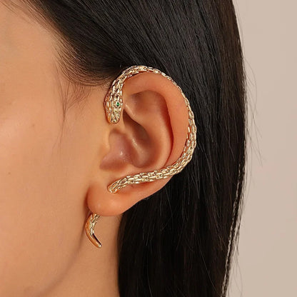 Gold Snake Ear Cuff