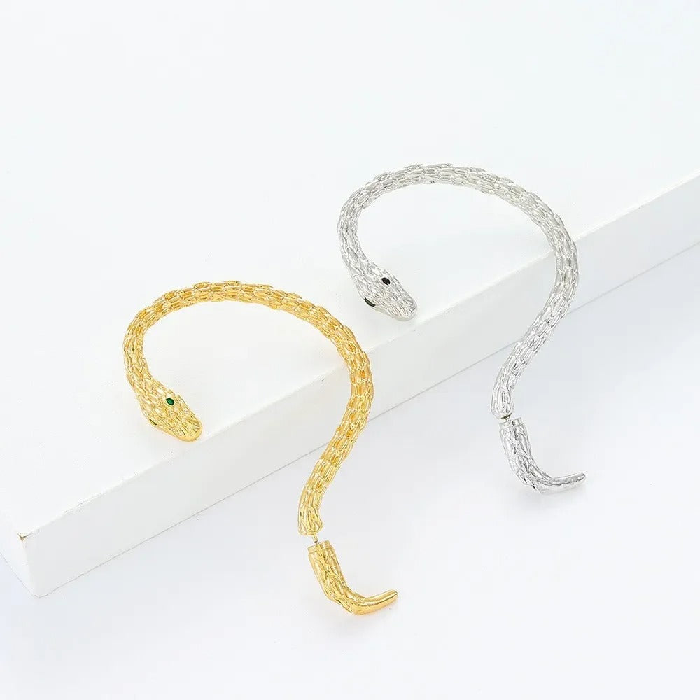Gold Snake Ear Cuff