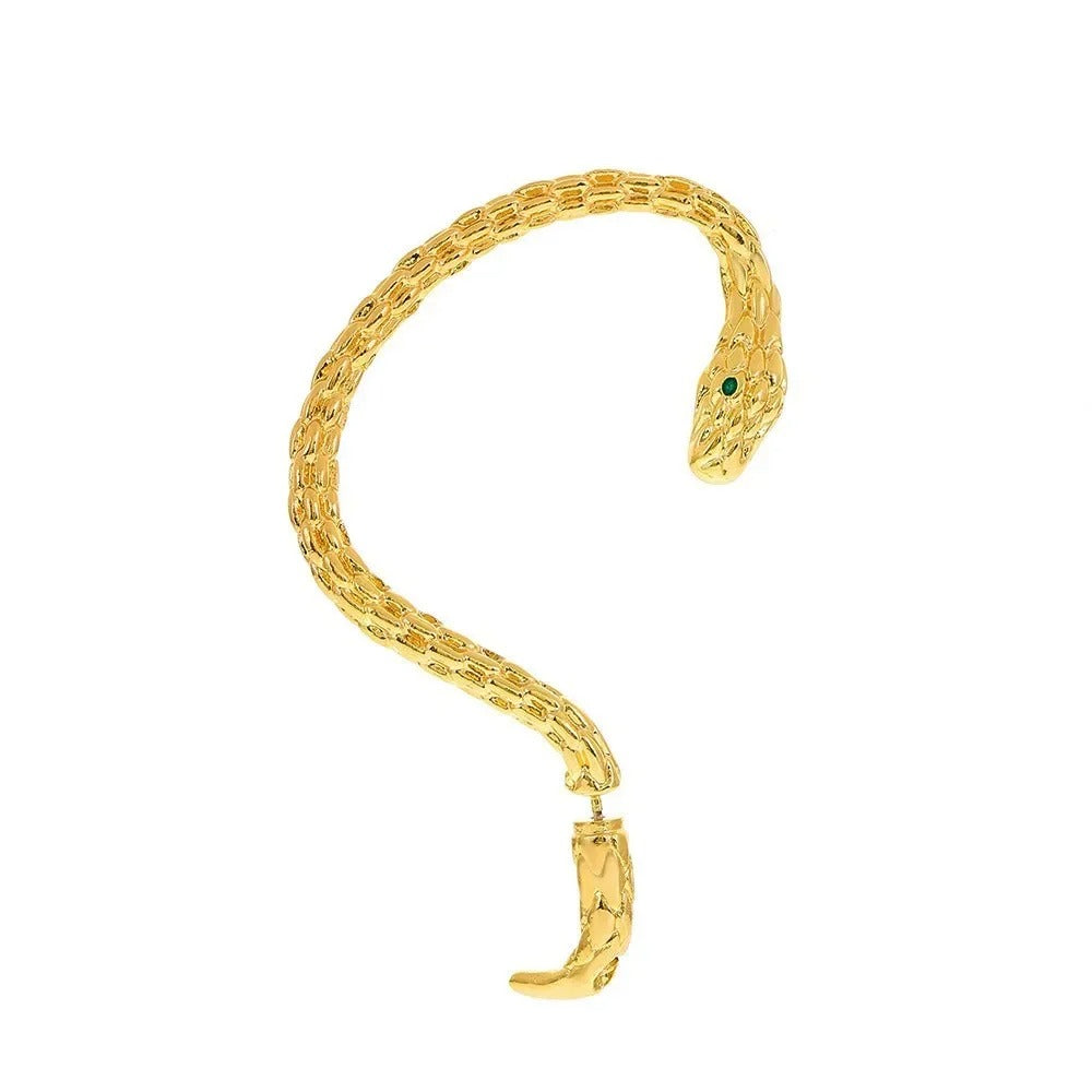 Gold Snake Ear Cuff